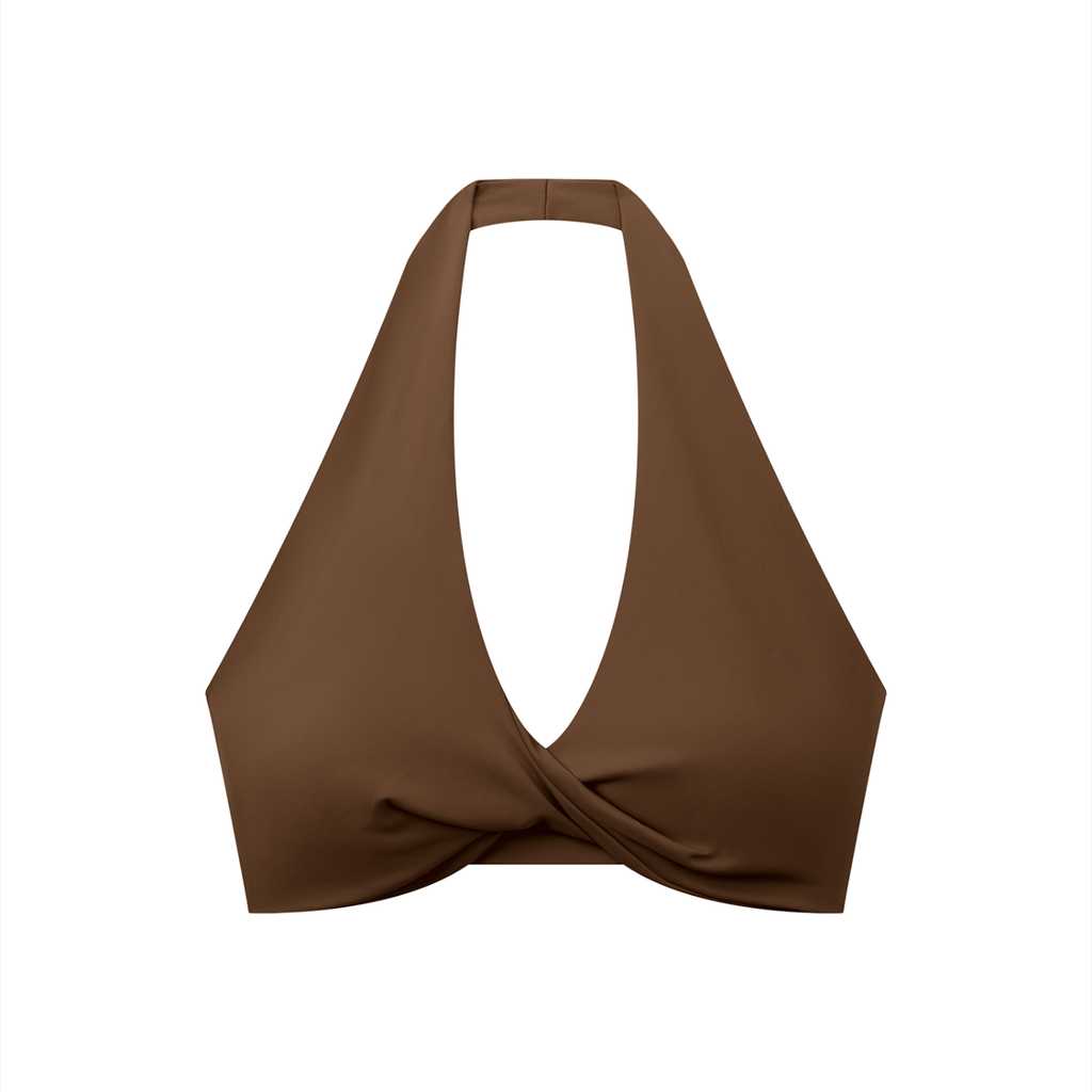 GBG Pleated Halter Sports Bra
