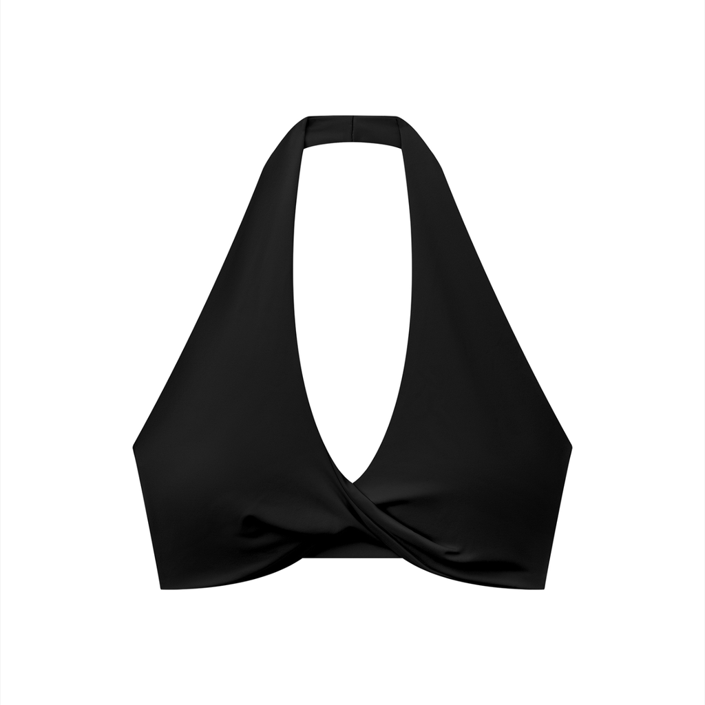 GBG Pleated Halter Sports Bra