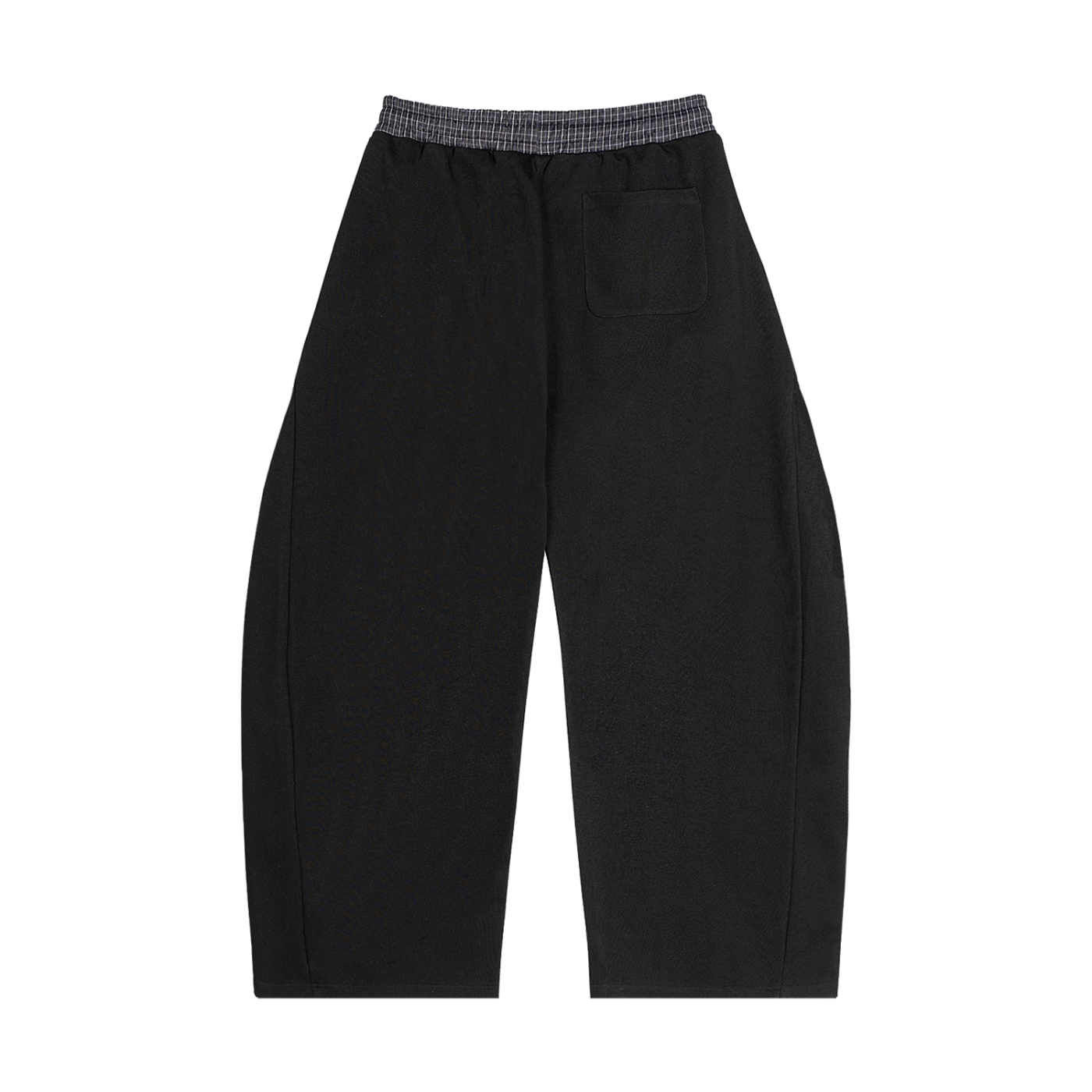 Plaid Barrel Sweatpants