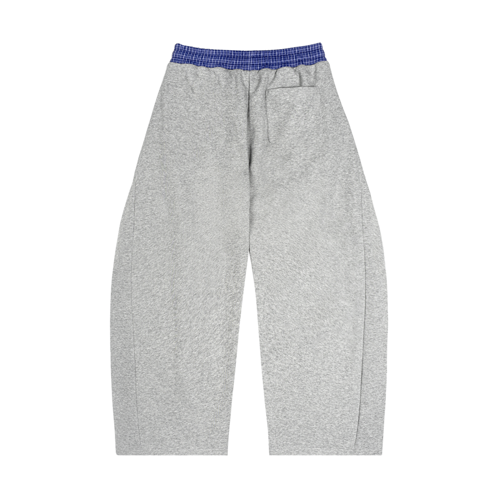 Plaid Barrel Sweatpants