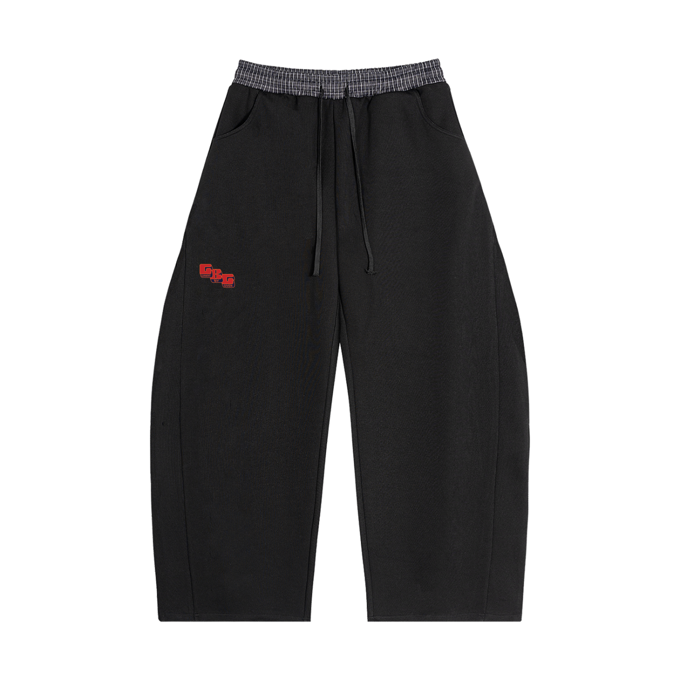 Plaid Barrel Sweatpants