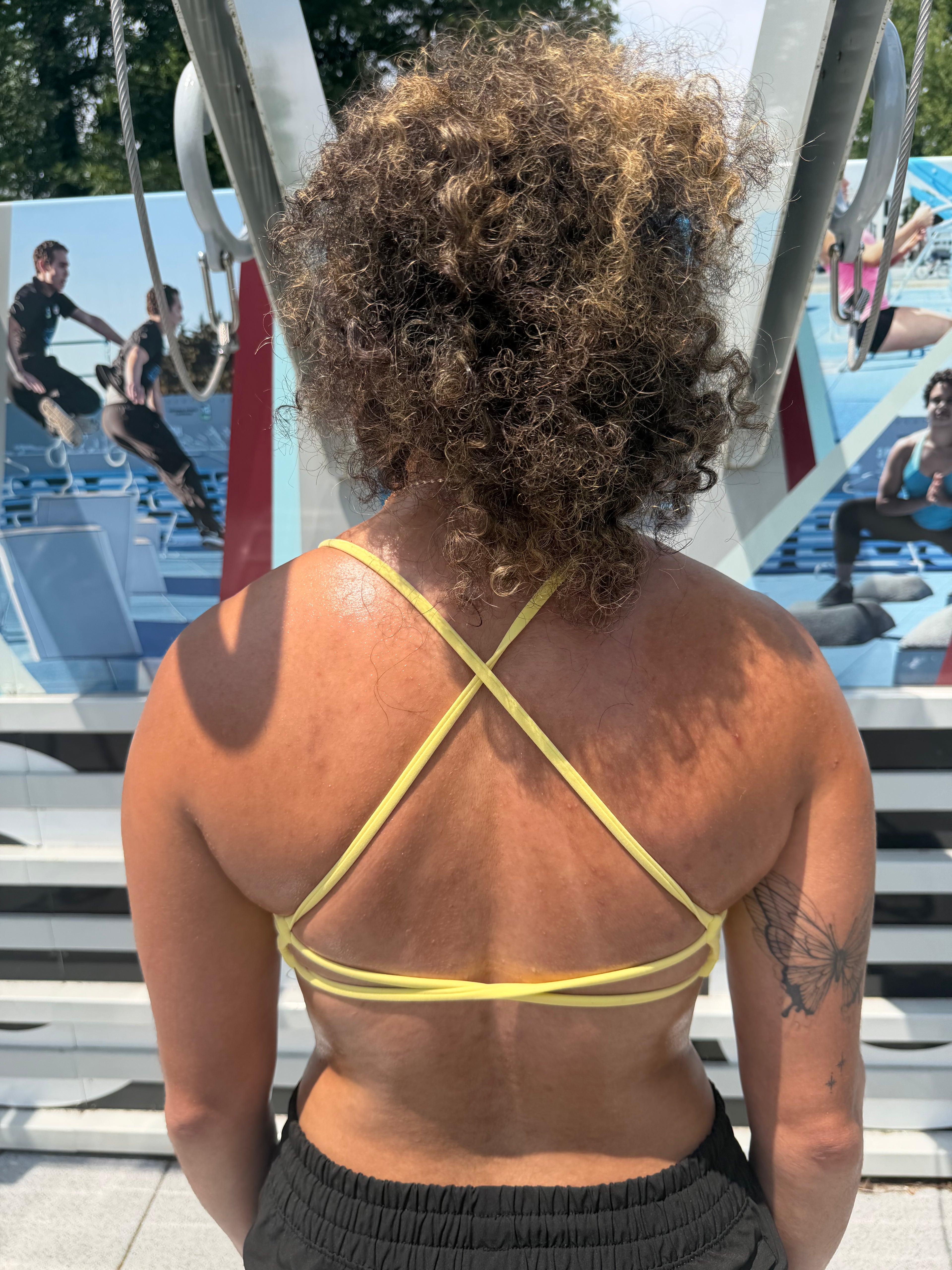 GBG U-Neck Yoga Sports Bra