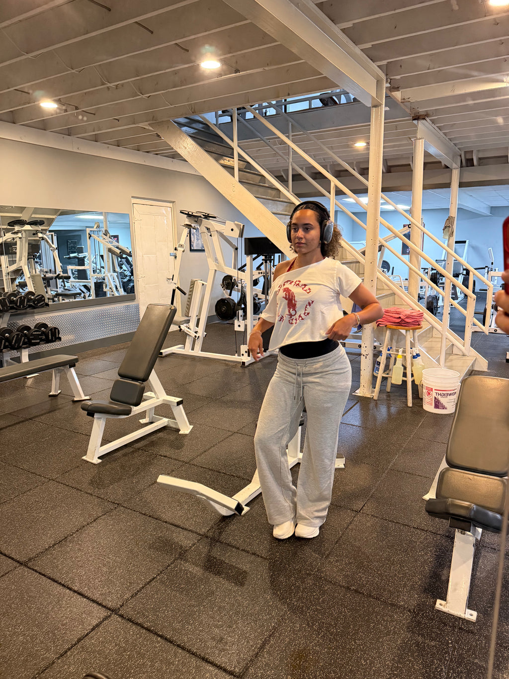 Panther Off-Shoulder Rolled Hem T-Shirt